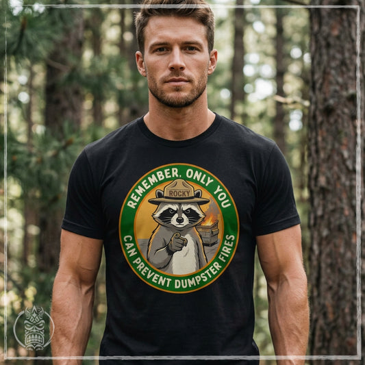 Only You Can Prevent Dumpster Fires - Black Classic Tee