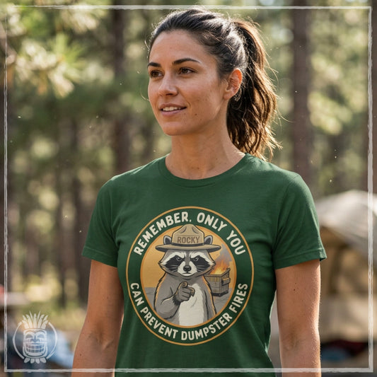 Only You Can Prevent Dumpster Fires - Forest Green Classic Tee