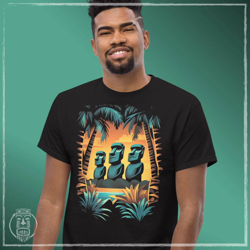Moai Island Vibes Classic Unisex Tee