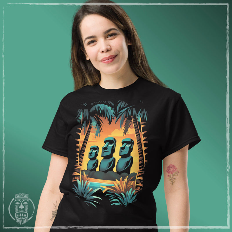 Moai Island Vibes Classic Unisex Tee
